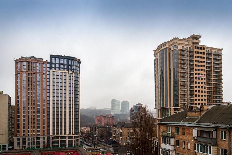 Квартира По Улице Большая Васильковская, 114 Kiev Exteriör bild